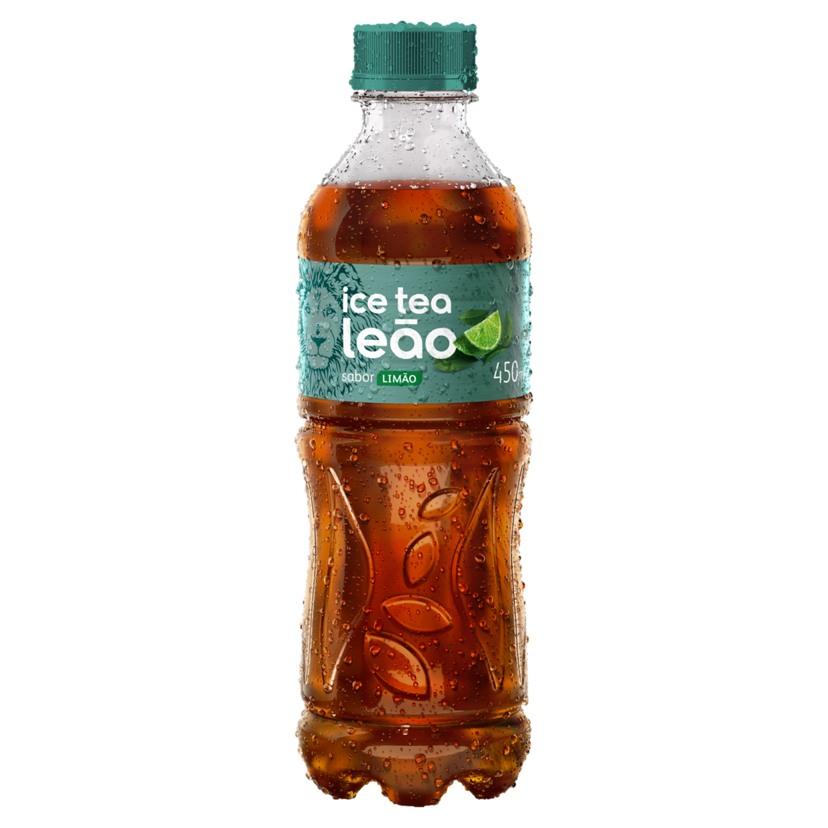 Chá Preto Ice Tea Limão Leão Garrafa 450ml