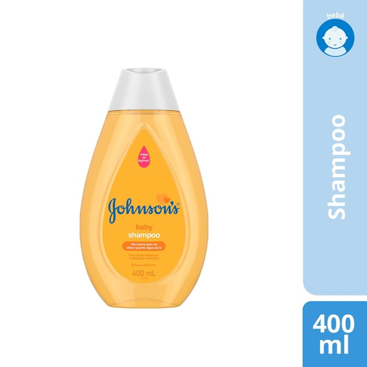Shampoo JOHNSON'S Baby de Glicerina 400 ml Pão de Açúcar