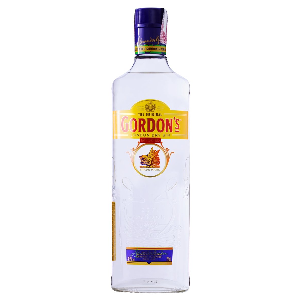 Gin London Dry Gordon's Garrafa 750ml