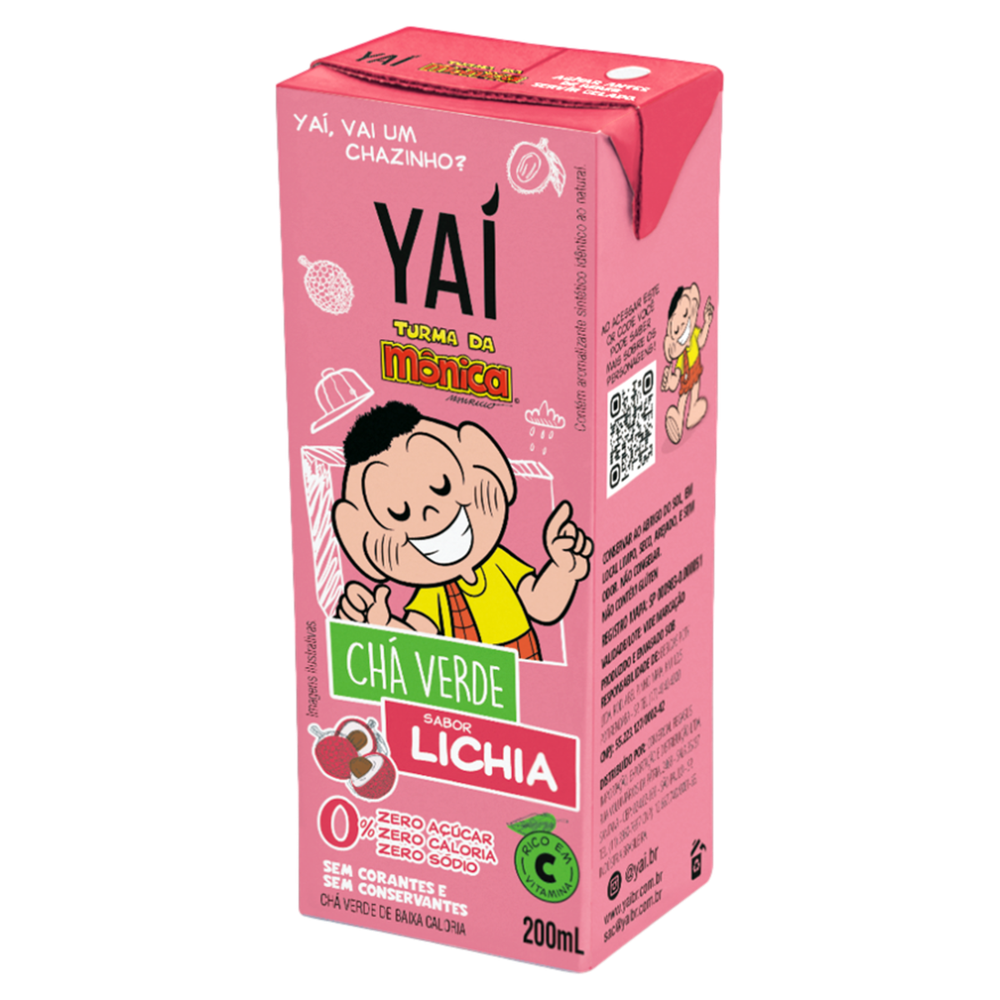 Yaí Chá Verde Lichia Zero Açúcar