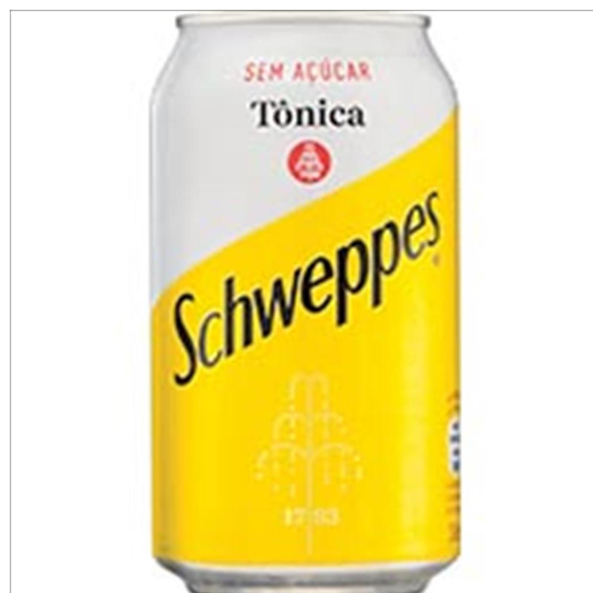 Água Tônica sem Açúcar Schweppes Lata 350ml