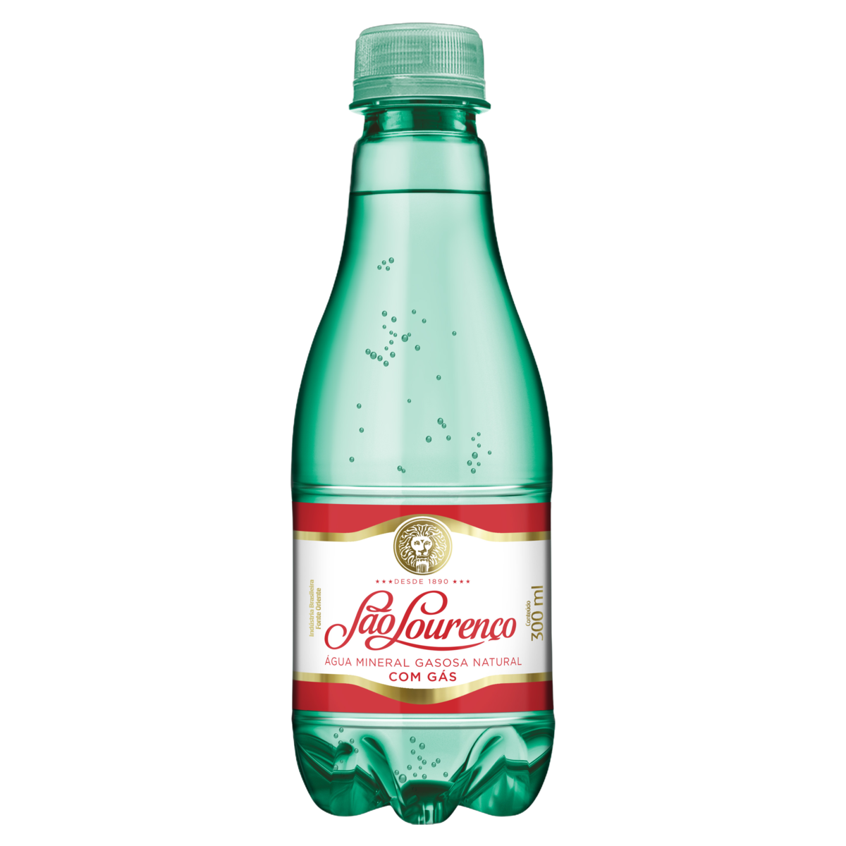 Água Mineral Natural com Gás São Lourenço Garrafa 300ml
