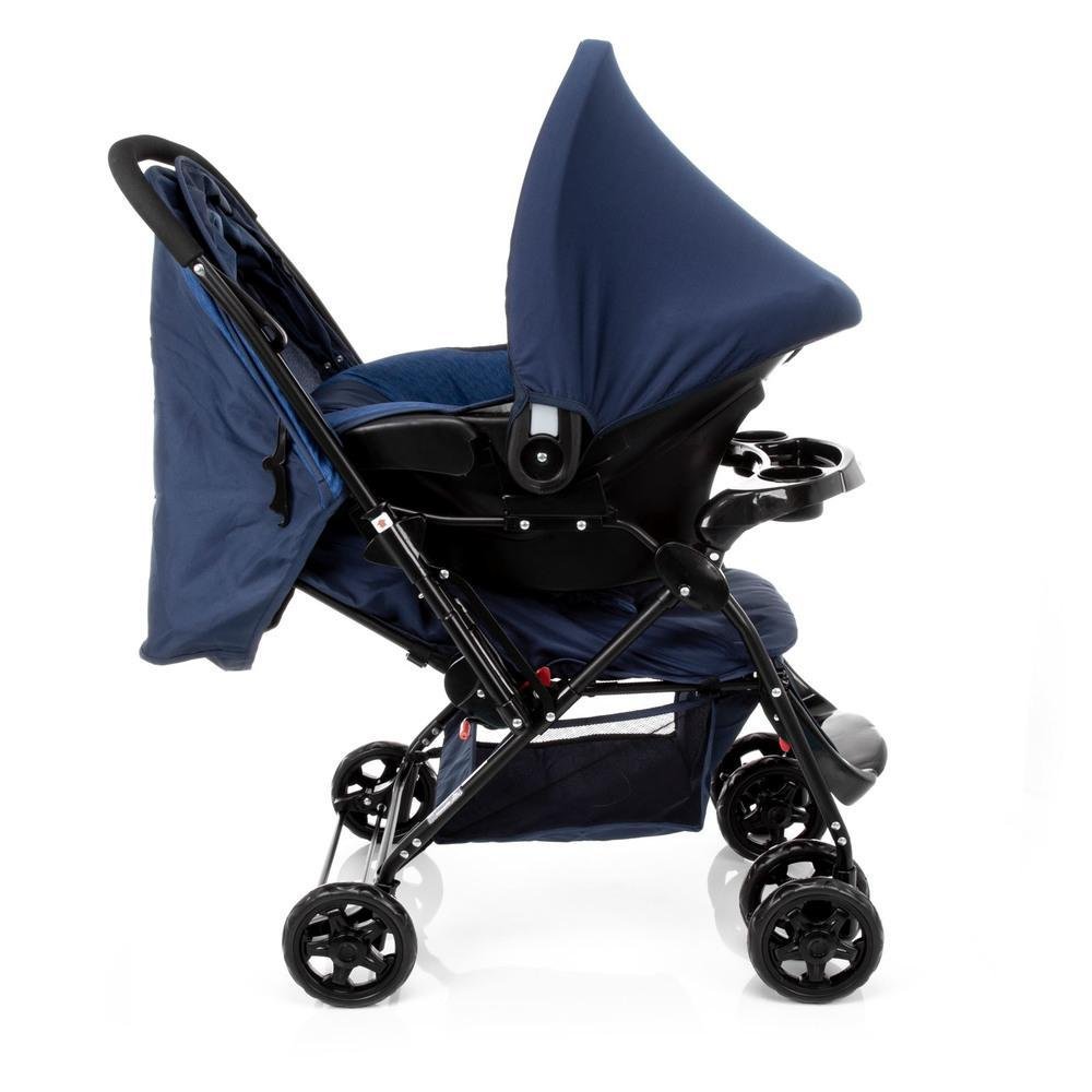 travel system reverse cosco azul rajado