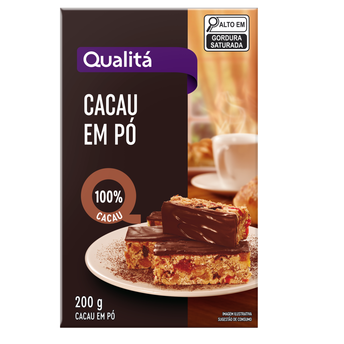 Cacau Pó Qualitá Caixa 200g