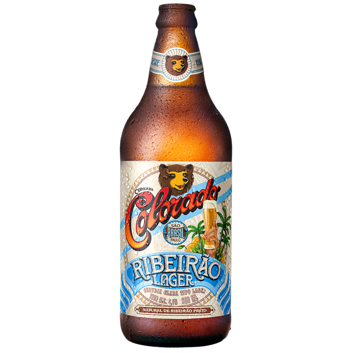Cerveja Colorado Ribeirão Lager 600 ML Garrafa