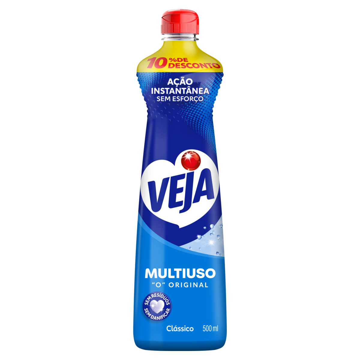 Limpador Multiuso Original Veja Gold Squeeze 500ml Grátis 10% de Desconto
