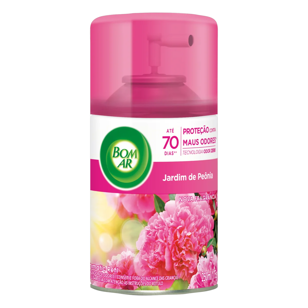 Neutralizador de Odores Jardim de Peônia Freshmatic Bom Ar Frasco 250ml Spray Refil