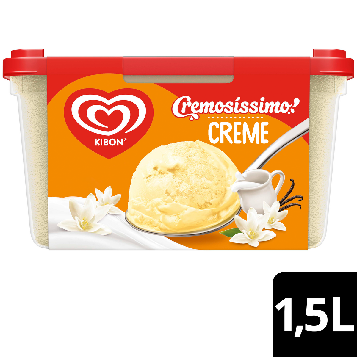 Sorvete Creme Kibon Cremosíssimo Pote 1,5l