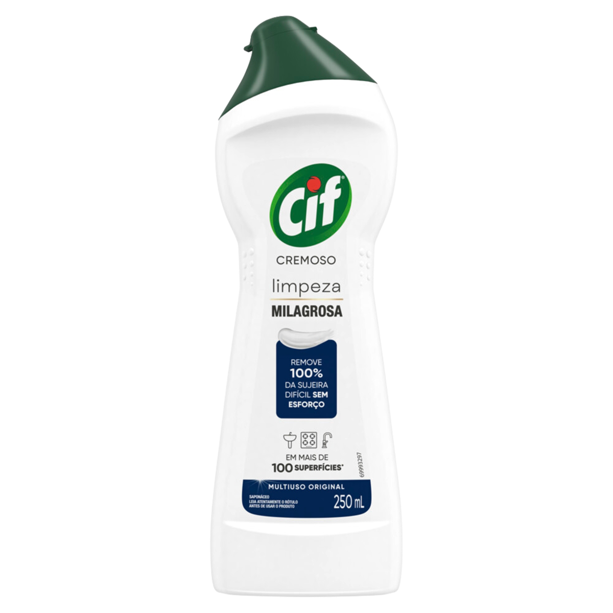 Cif Cremoso Limpeza Milagrosa Remove 100% Da Sujeira 250 Ml