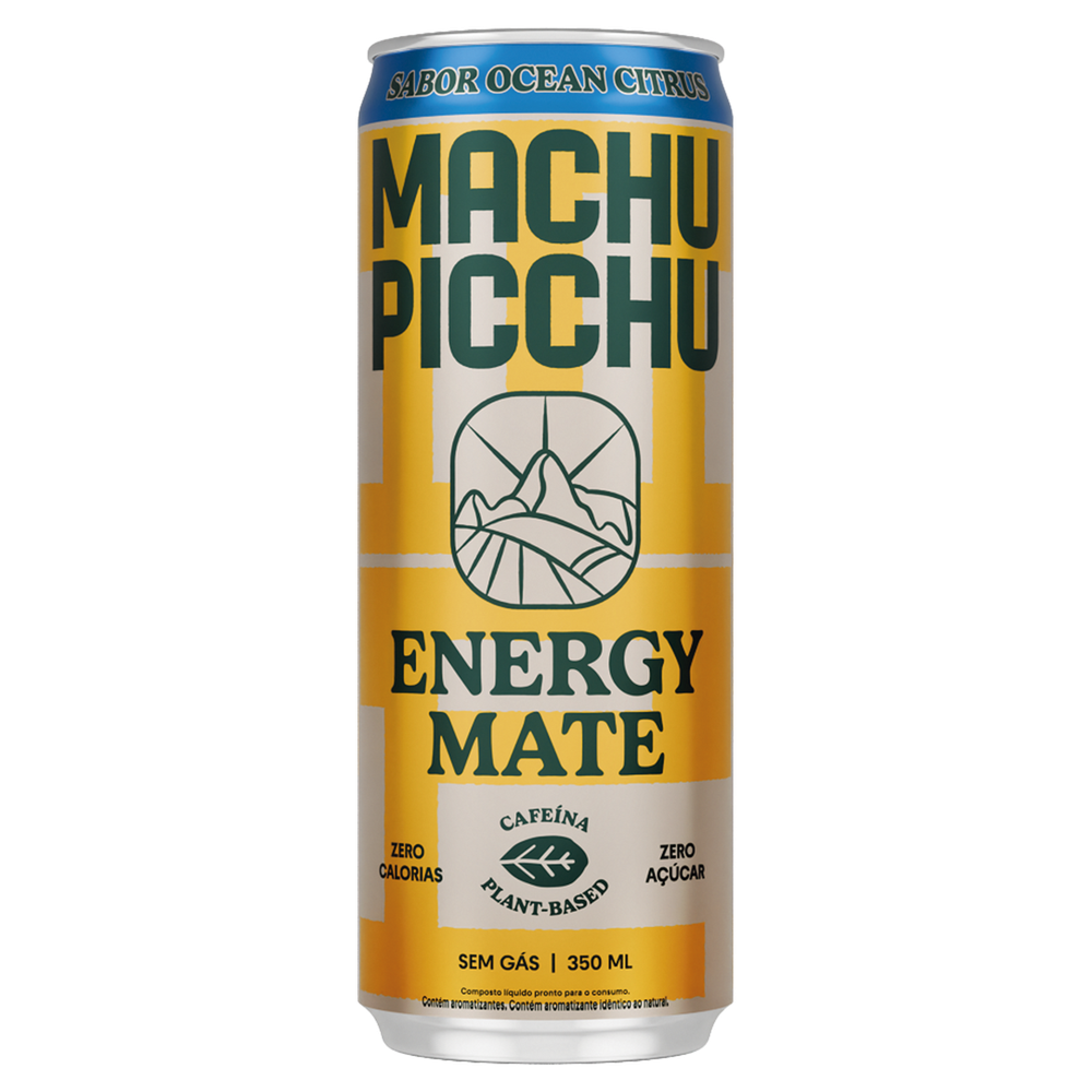 Machu Picchu Ocean Citrus Zero Açúcar Energy Mate