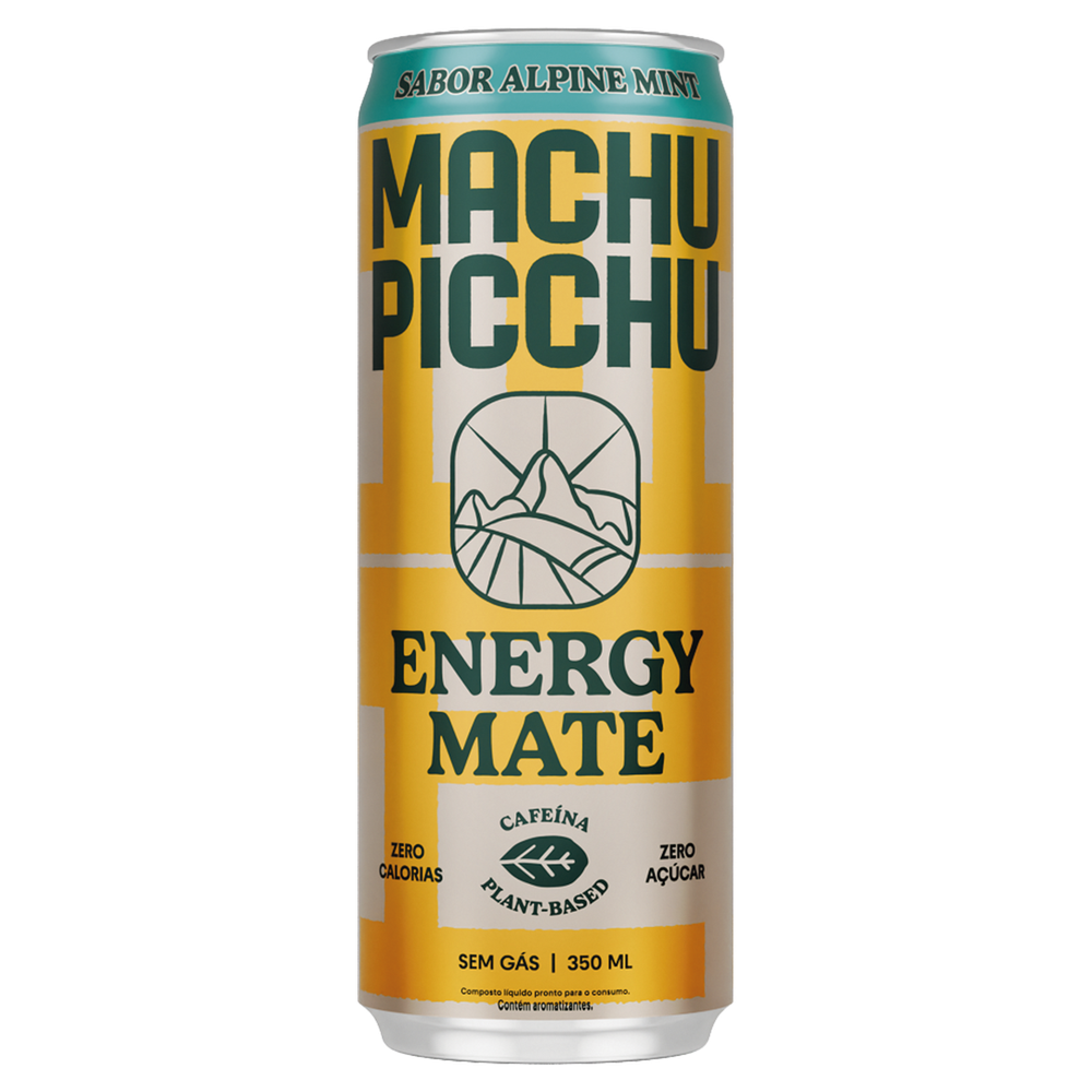 Machu Picchu Alpine Mint Zero Açúcar Energy Mate