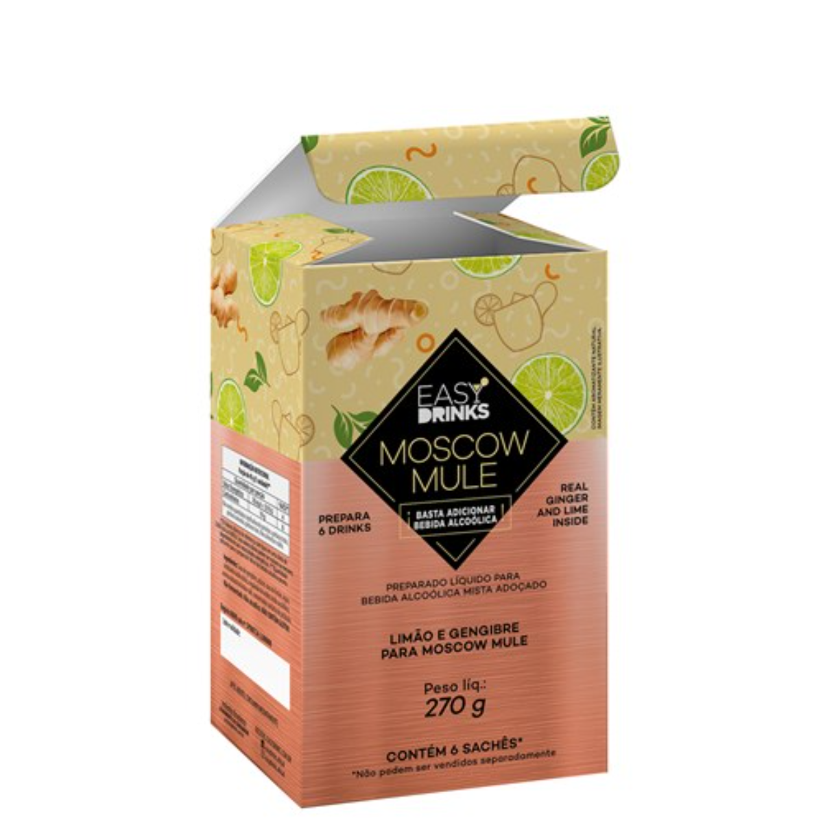 Preparo Moscow Mule Easy Drinks 270g (6x45g)