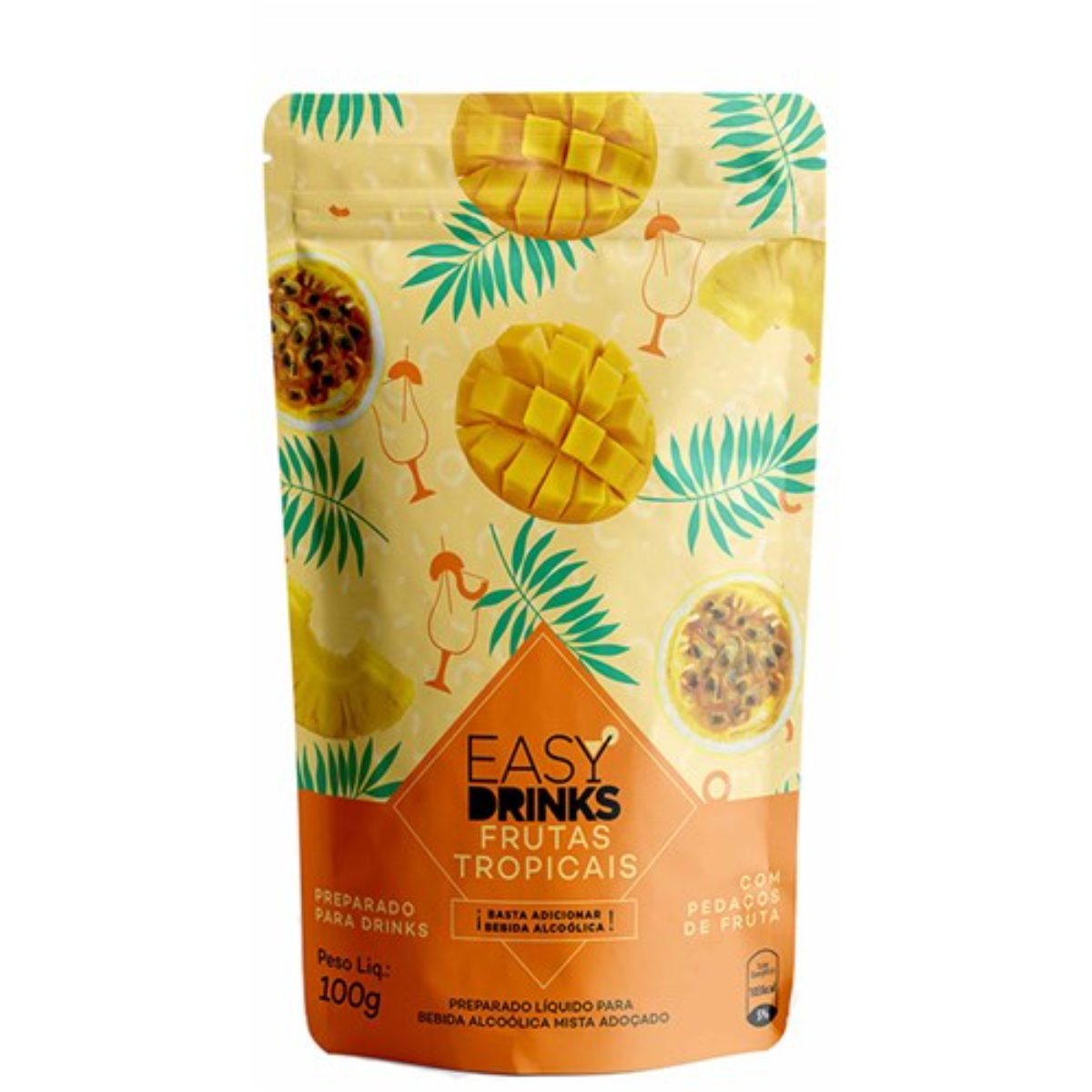 Preparo de Frutas Frutas Tropicais Easy Drinks 100g
