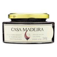 Geleia Cabernet Sauvignon Casa Madeira Gourmet Vidro 240g