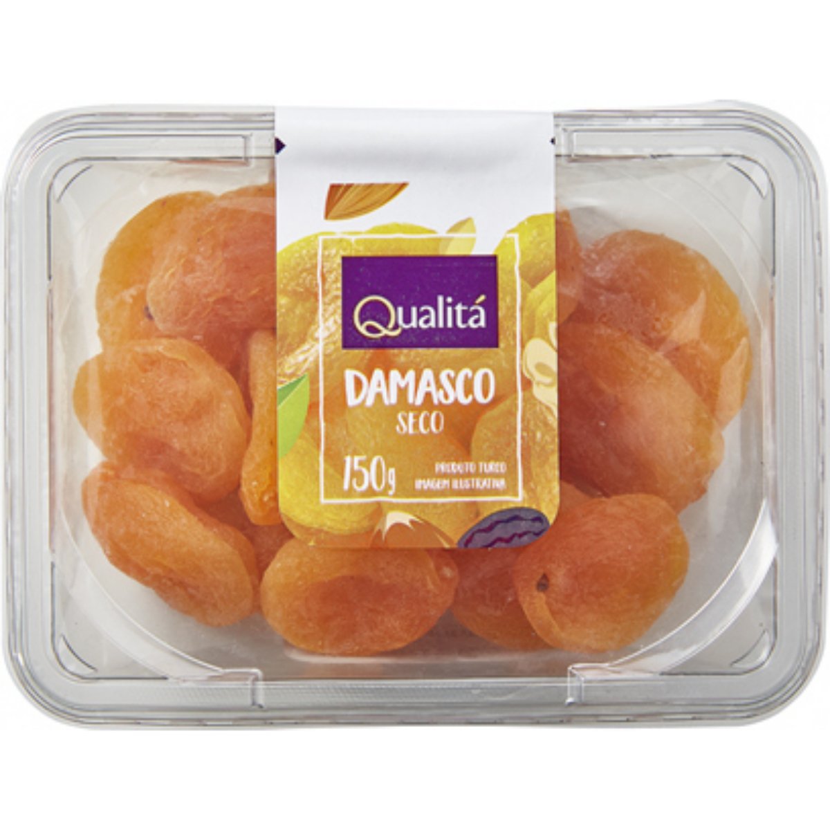 Damasco Seco Feliz Pacote 150g - giassi - Giassi Supermercados