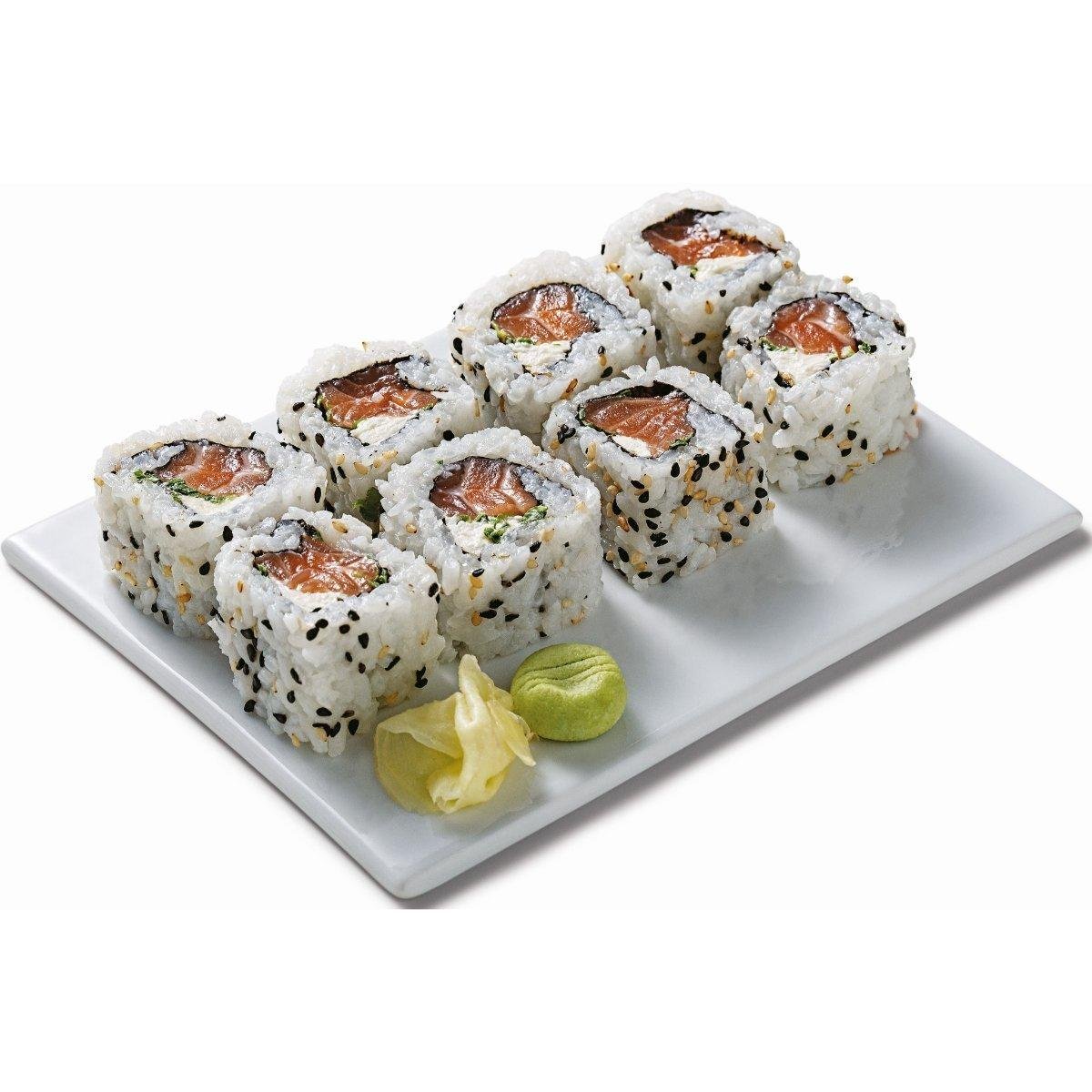 Uramaki De Salmão 8 Peças (Aprox. 196g)