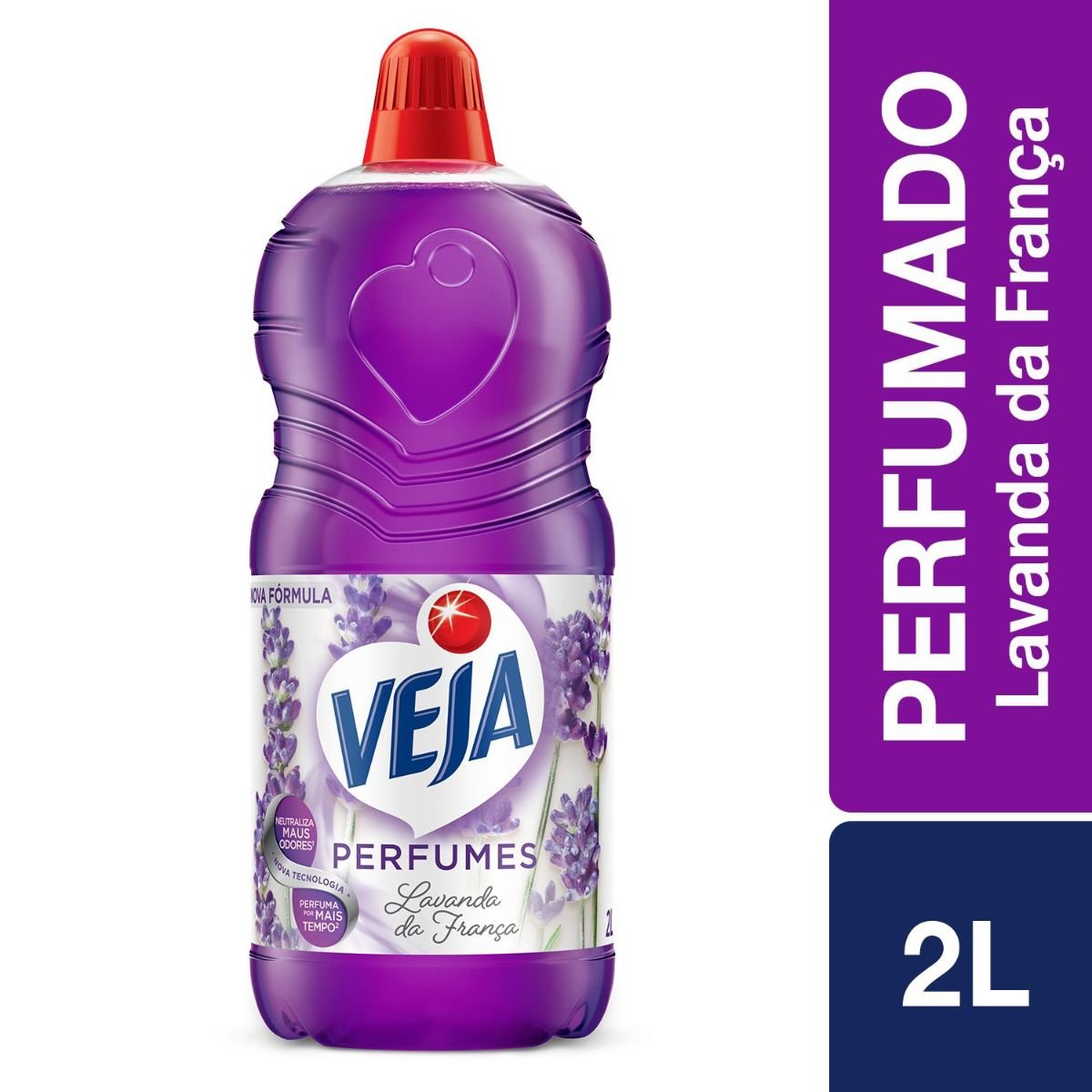 Limpador Perfumado Lavanda da França Veja Perfumes Frasco 2l