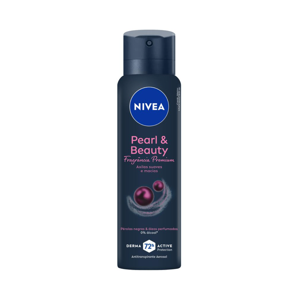 Antitranspirante Aerossol Pérolas Negras & Óleos Perfumados Premium Nivea Pearl & Beauty 150ml Spray