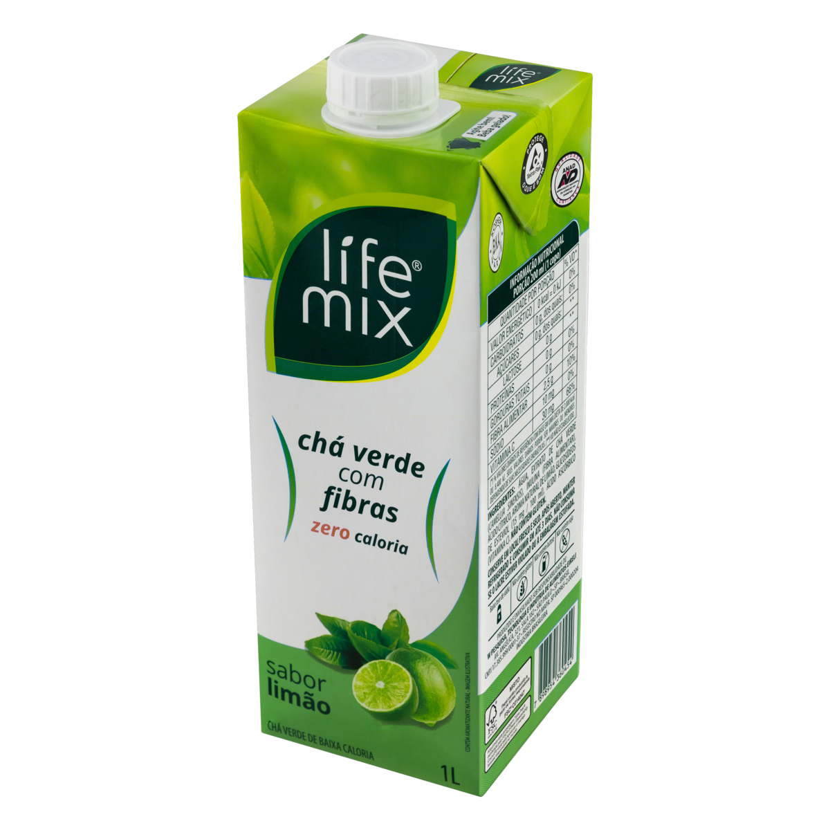 Ch Verde Natural Funcional Life Mix com Fibras Sabor Lim o Zero