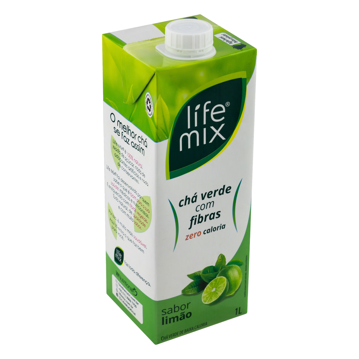 Ch Verde Natural Funcional Life Mix com Fibras Sabor Lim o Zero