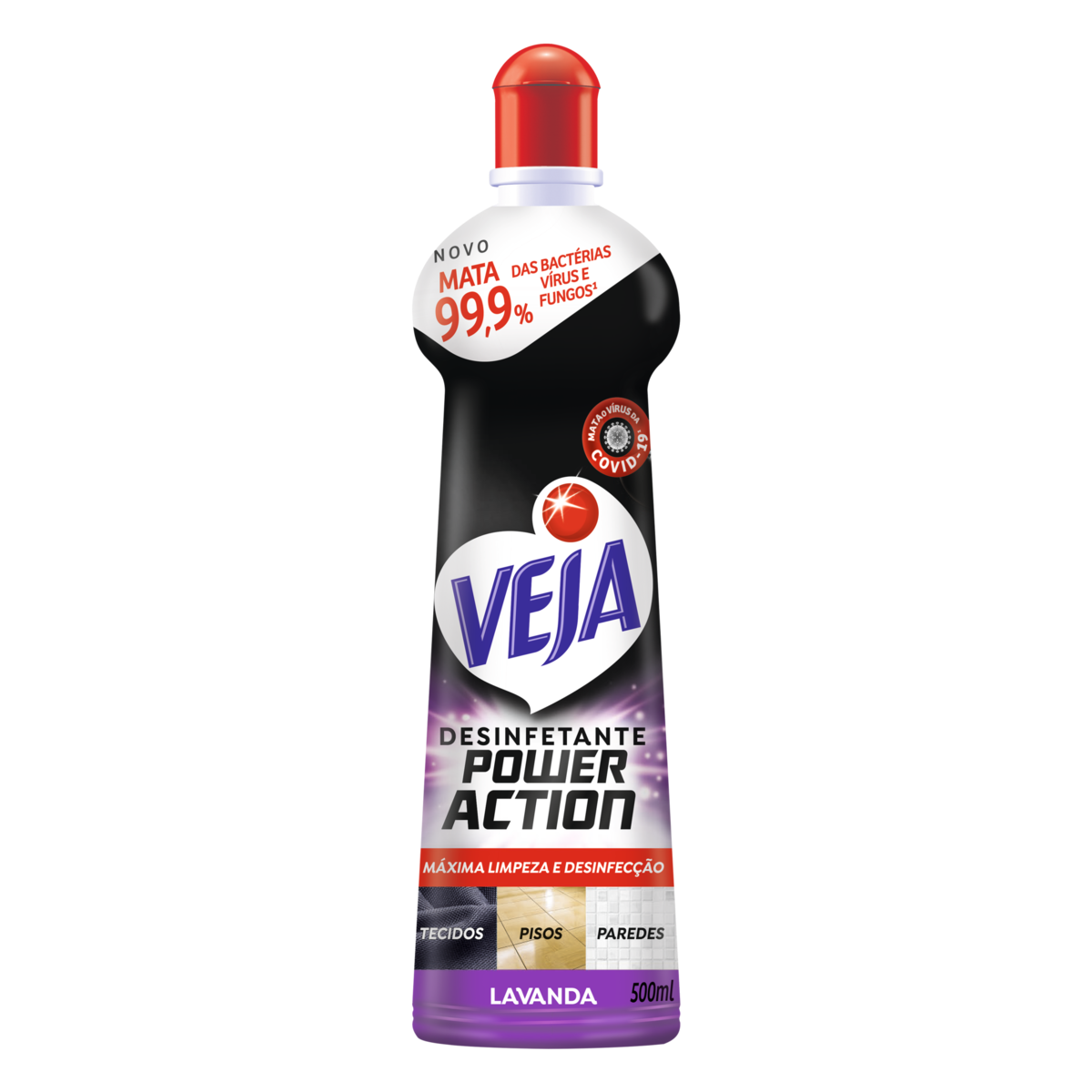 Desinfetante Lavanda Veja Power Action Squeeze 500ml
