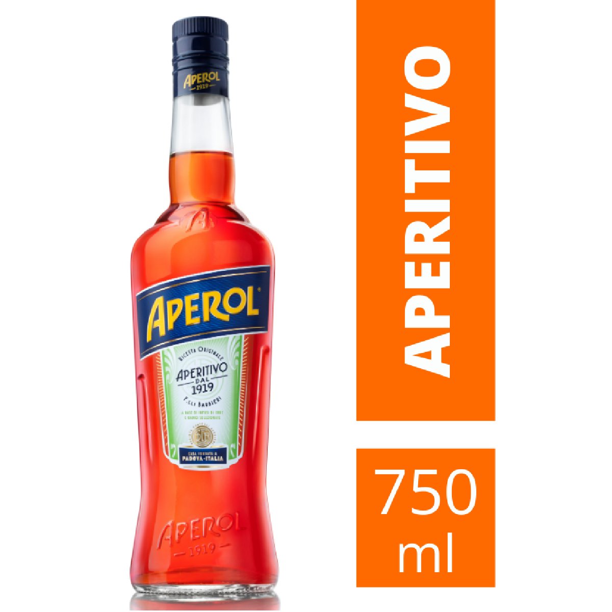 Aperitivo de Ervas Aperol Garrafa 750ml