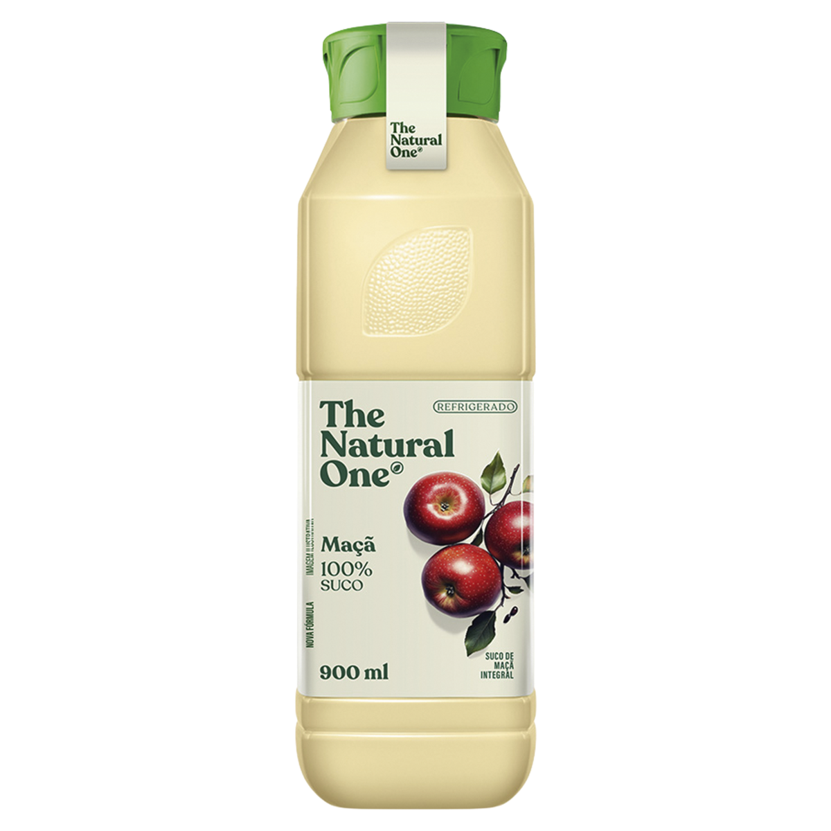 Suco Integral de Maçã sem Adição de Açúcar The Natural One Refrigerado Garrafa 900ml