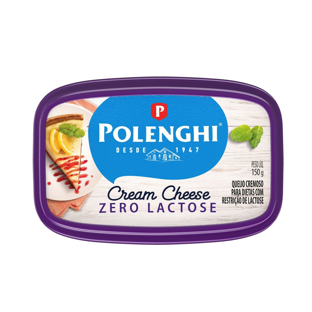 Cream Cheese Zero Lactose Polenghi 150g Pão de Açúcar