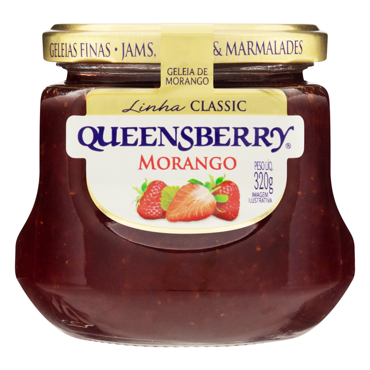 Geleia Morango Queensberry Classic Vidro 320g