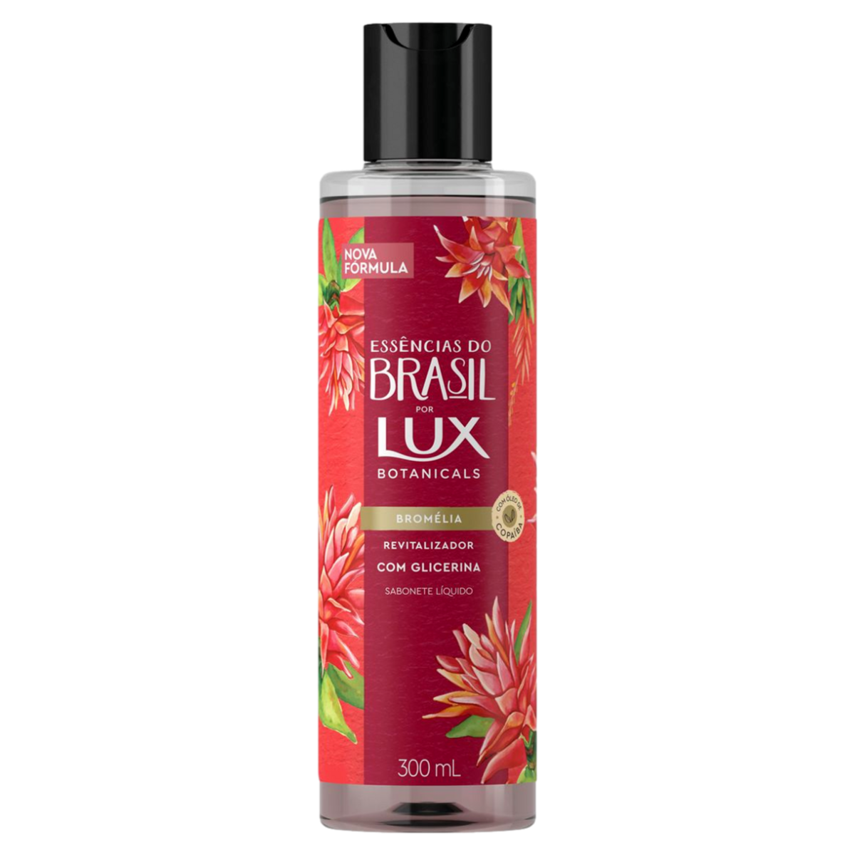 Sabonete Líquido de Glicerina Bromélia Lux Botanicals Essências do Brasil Frasco 300ml
