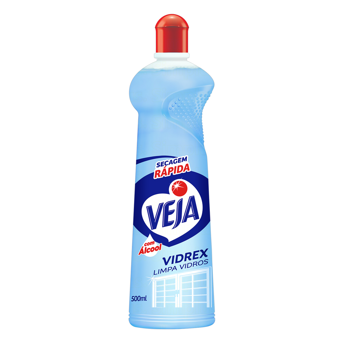 Limpa-Vidro Líquido com Álcool Veja Vidrex Squeeze 500ml