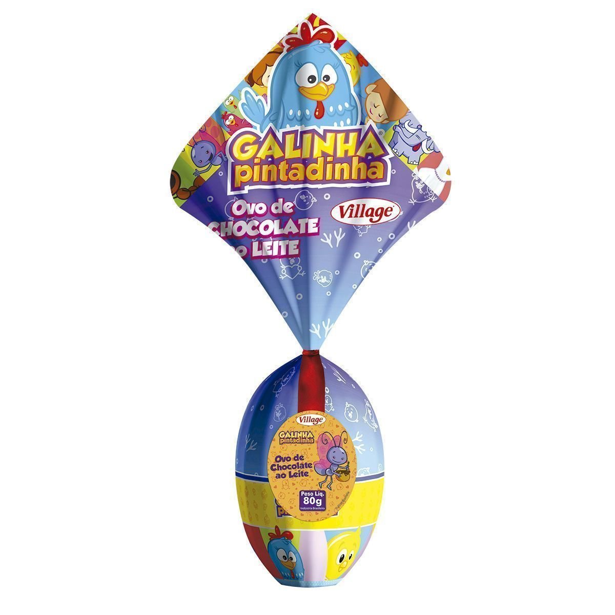 Ovo de Páscoa VILLAGE Galinha Pintadinha 80g | Pão de Açúcar