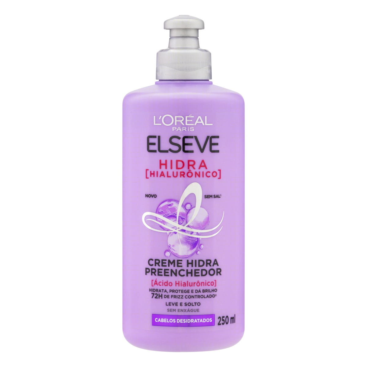 Creme Loréal Paris Elseve Hidra Hialurônico Frasco 250ml