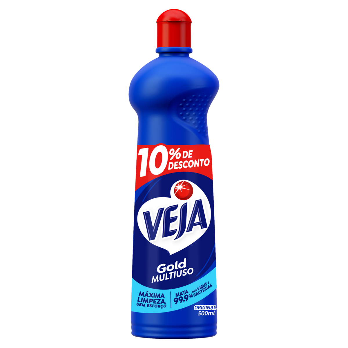 Limpador Multiuso Original Veja Gold Squeeze 500ml Grátis 10% de Desconto