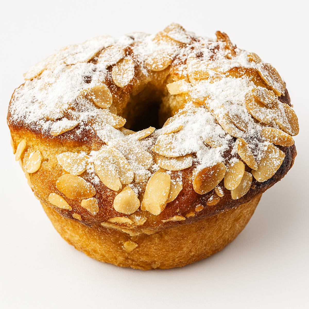 Rosca Recheada De Creme Com Amêndoas 470G