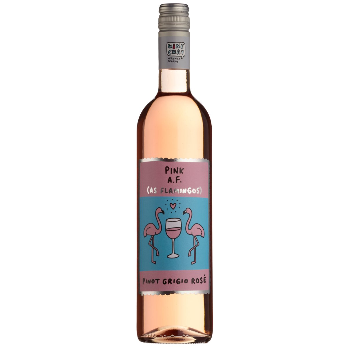Vinho Italiano Wine Chat Pink AF Pinot Grigio Rose 750ml