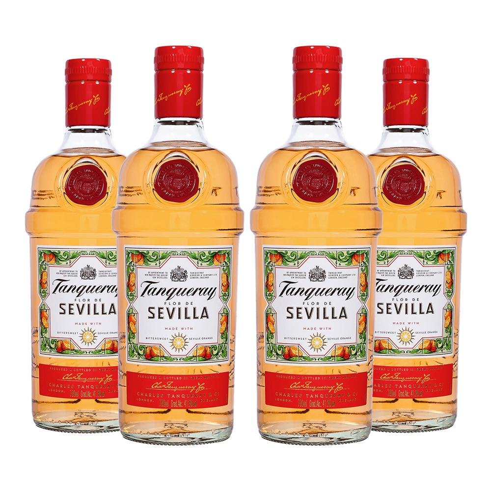 KIT 04 GIN TANQUERAY SEVILLA 700ML | Pão de Açúcar