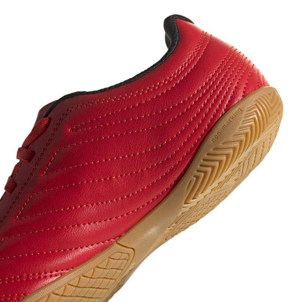 chuteira futsal adidas vermelha