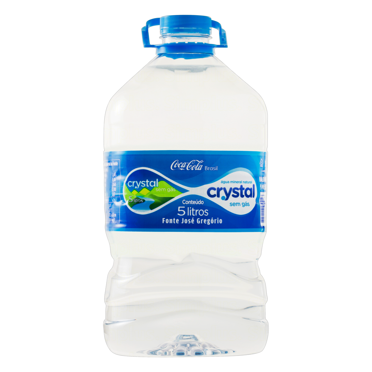 Água Mineral Natural sem Gás Crystal Galão 5l