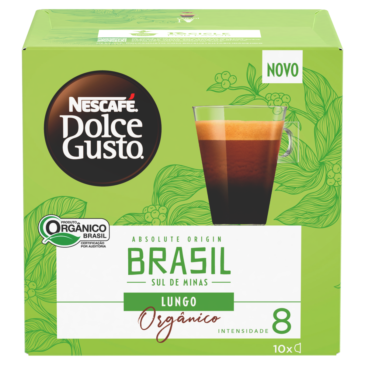 Café au Lait em Cápsula Vanilla Nescafé Dolce Gusto Caixa 110g 10 Unidades