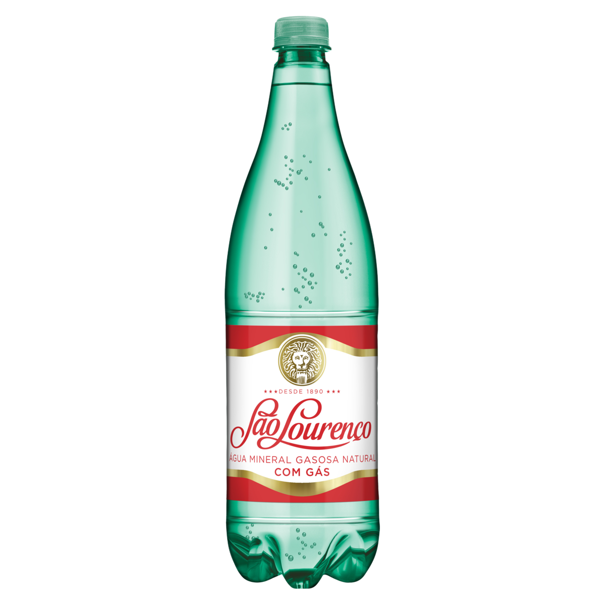 Água Mineral Natural com Gás São Lourenço Garrafa 1,26l