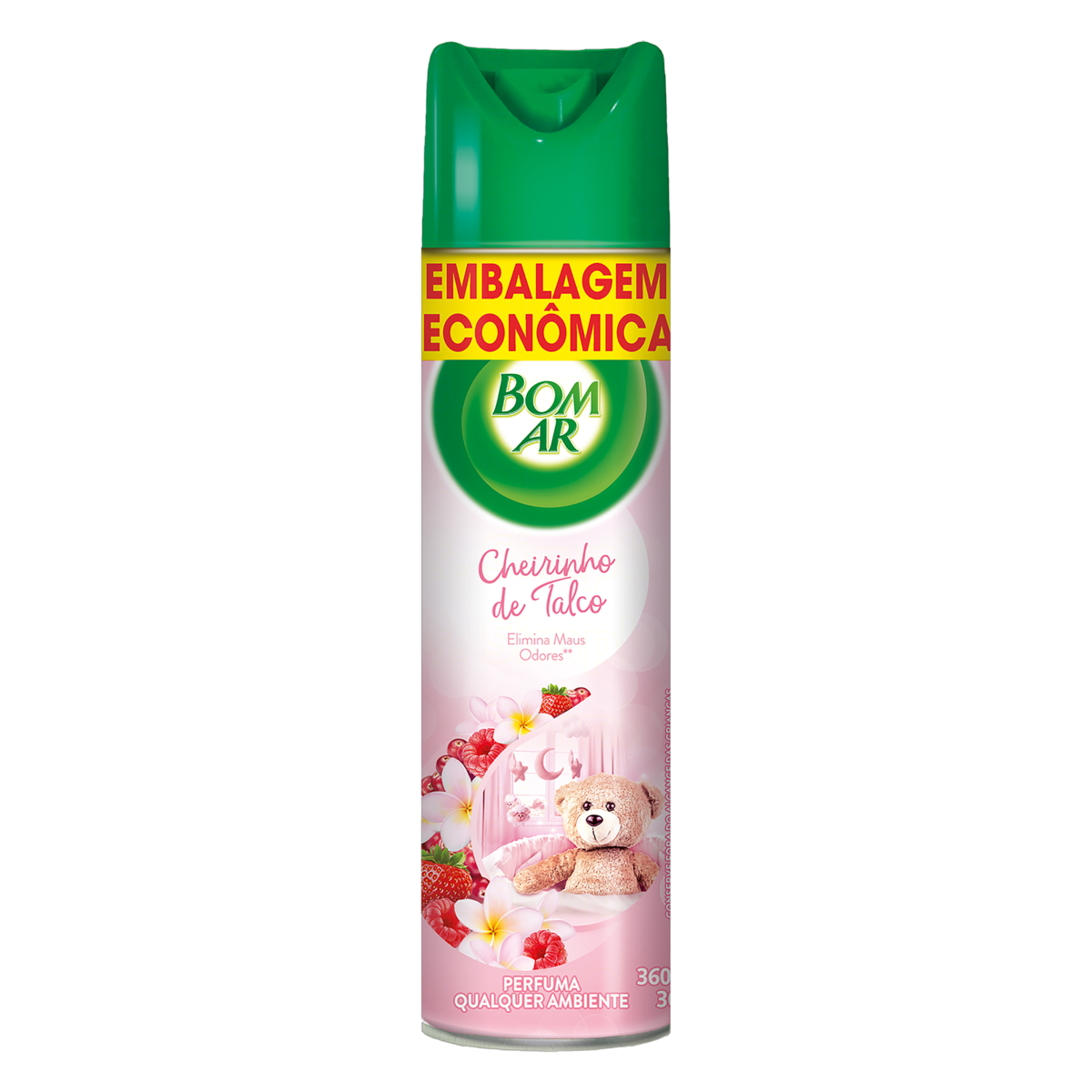 Neutralizador de Odores Cheirinho de Talco Bom Ar Frasco 360ml Embalagem Econômica