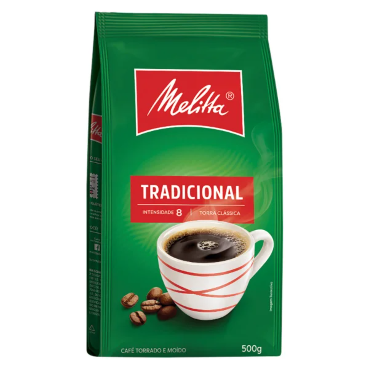 Café Torrado e Moído Tradicional Melitta Pacote 500g