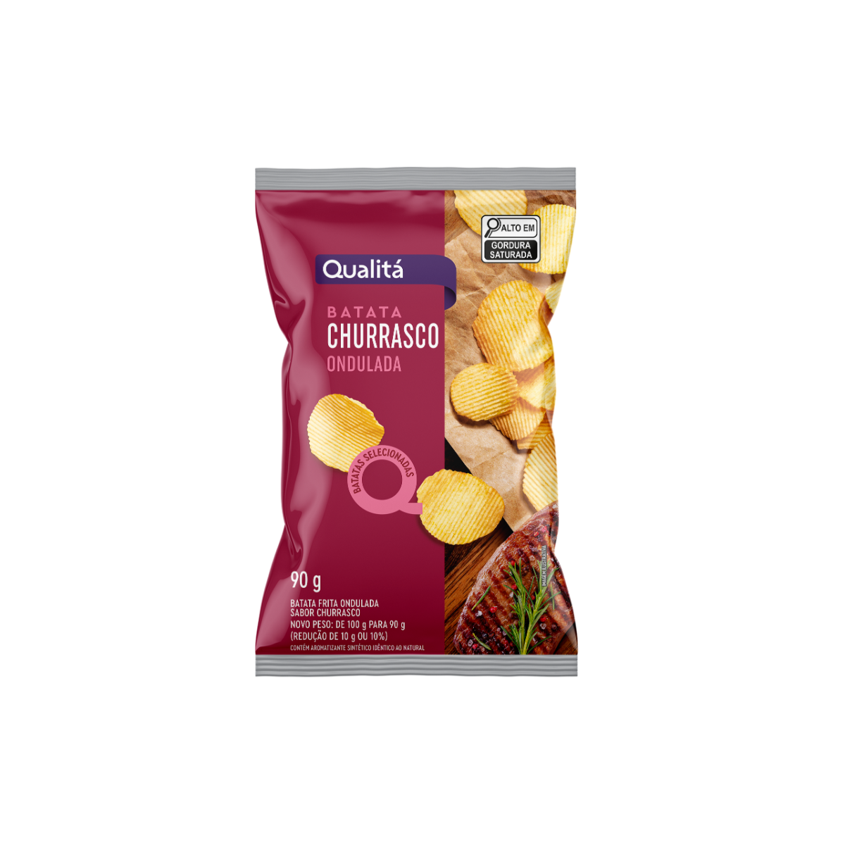 Batata Frita Ondulada Original Elma Chips Ruffles 40g