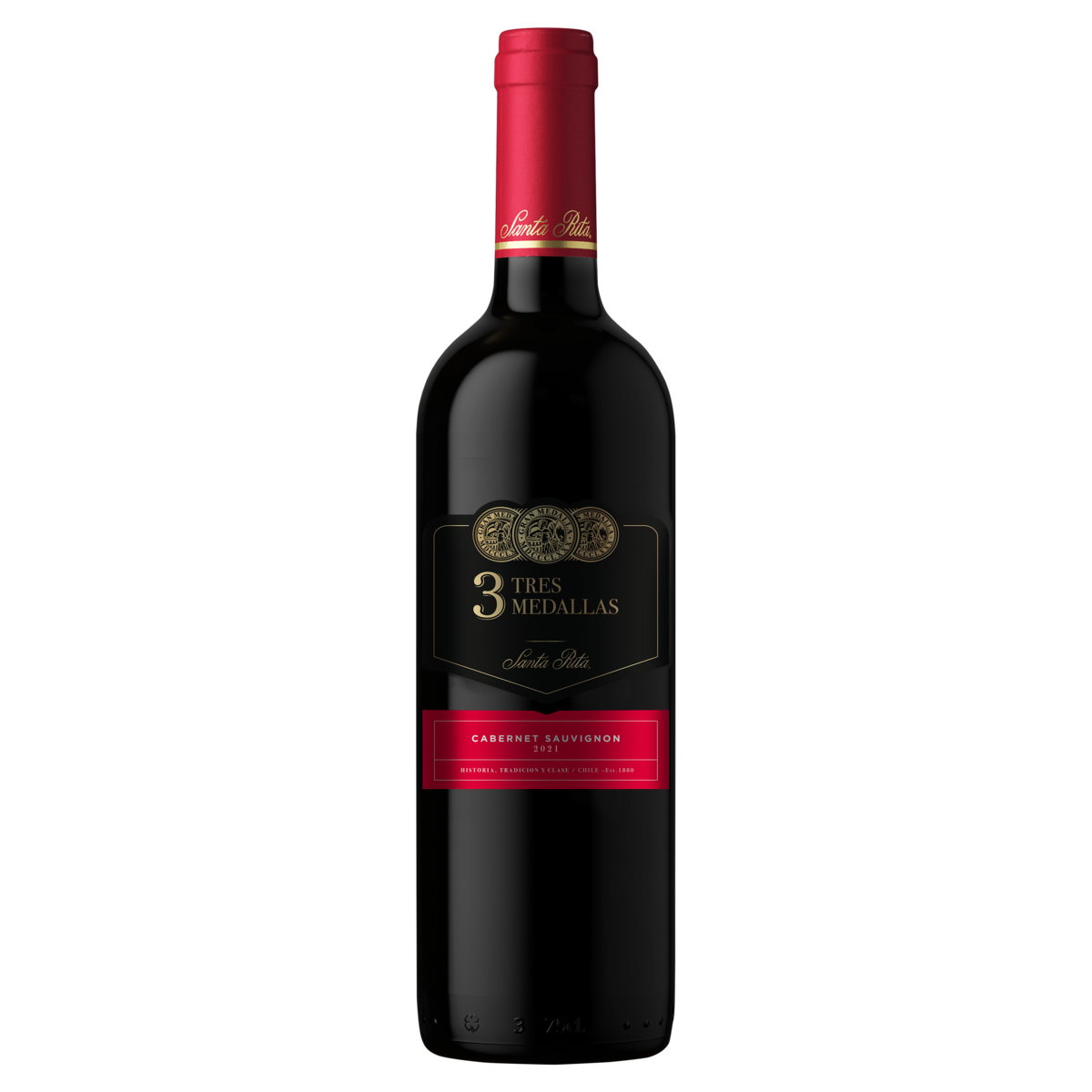 Vinho Tinto Chileno Tres Medalhas Cabernet Sauvignon 750ml
