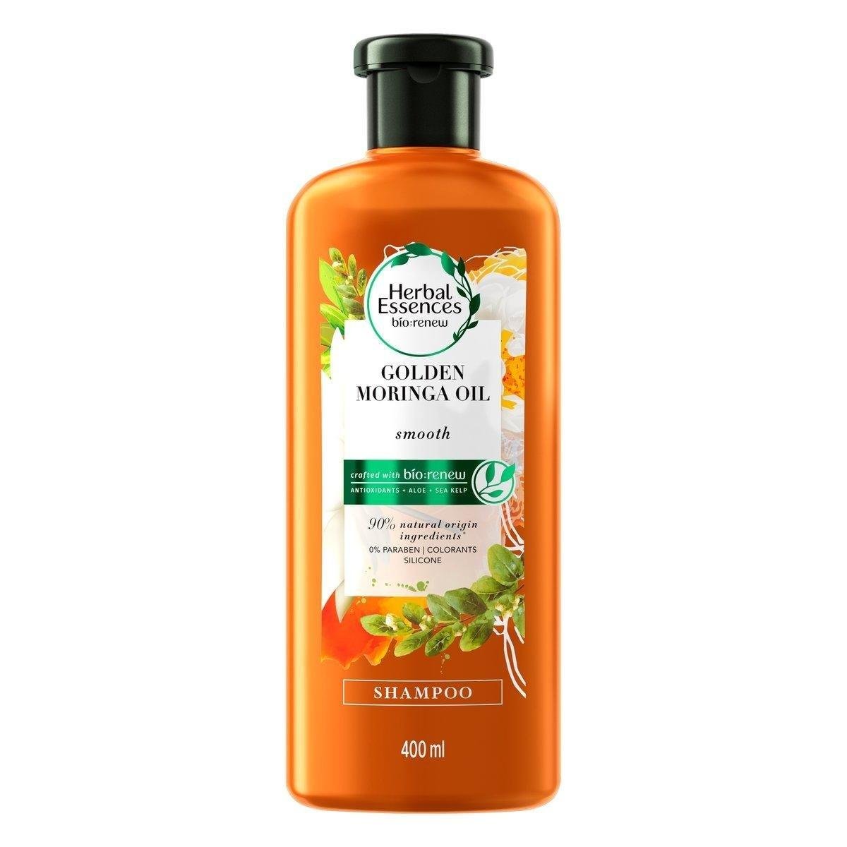 Shampoo Óleo de Moringa Dourado Herbal Essences Bio:Renew Frasco 400ml