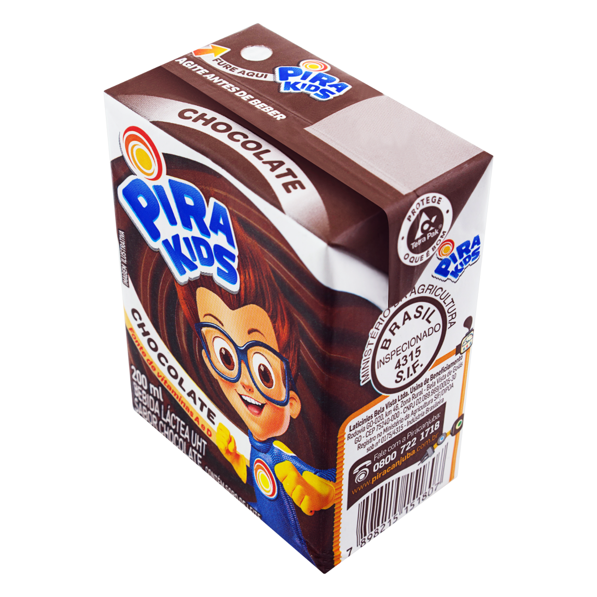 ACHOCOLATADO PIRAKIDS 200ML