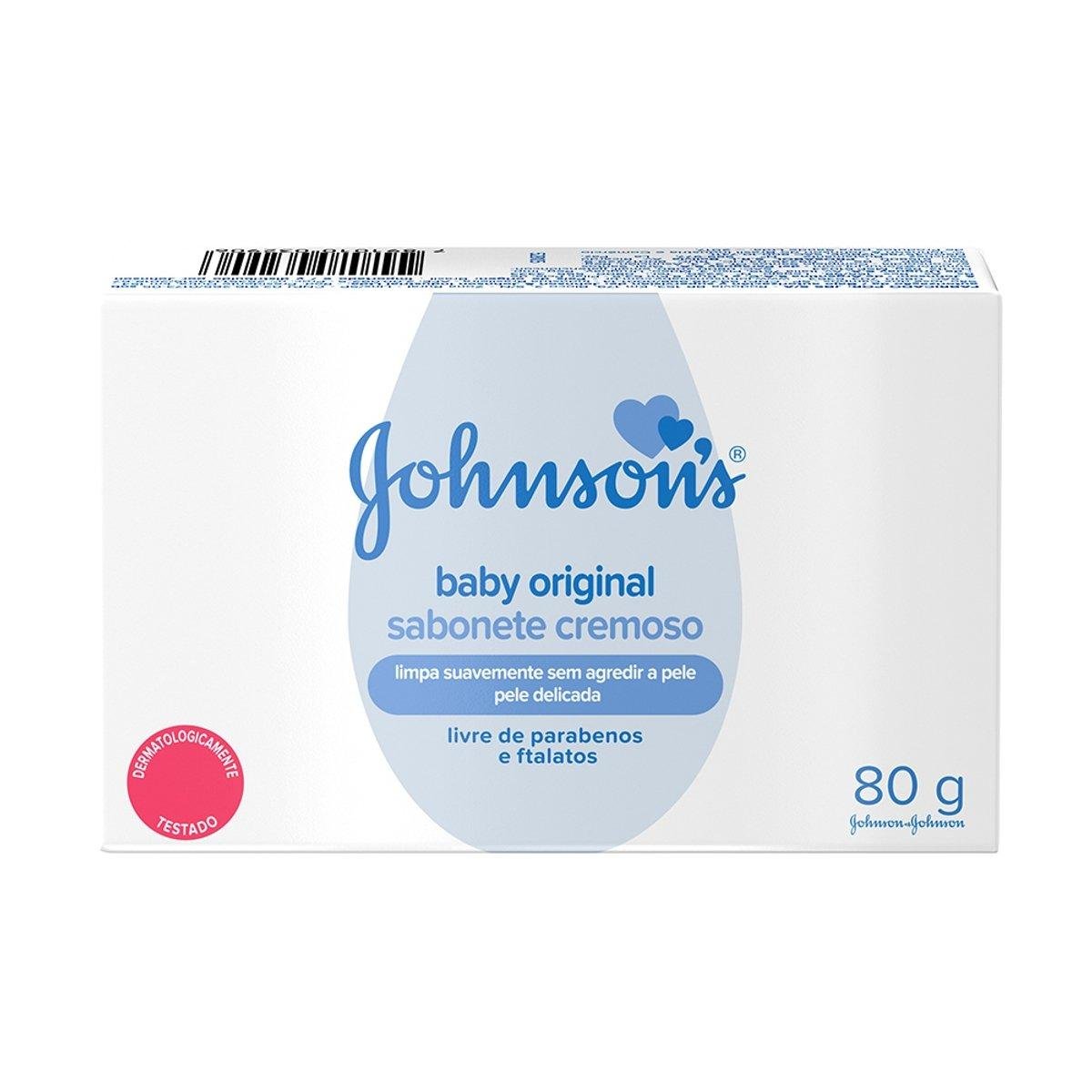Sabonete Bebê Barra Johnsons Baby Caixa 80g