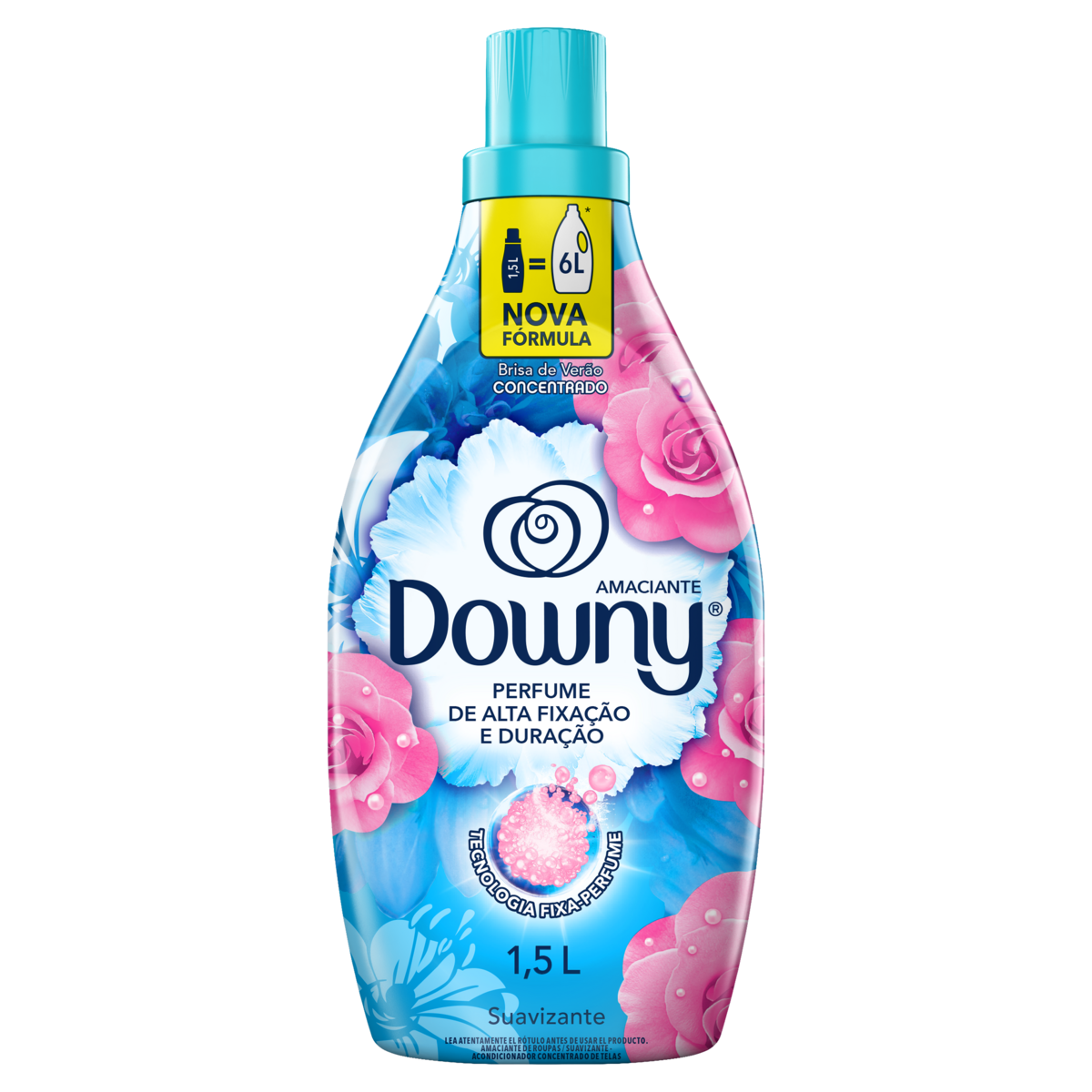 Amaciante de Roupa Concentrado Brisa de Verão Downy Frasco 1,5l