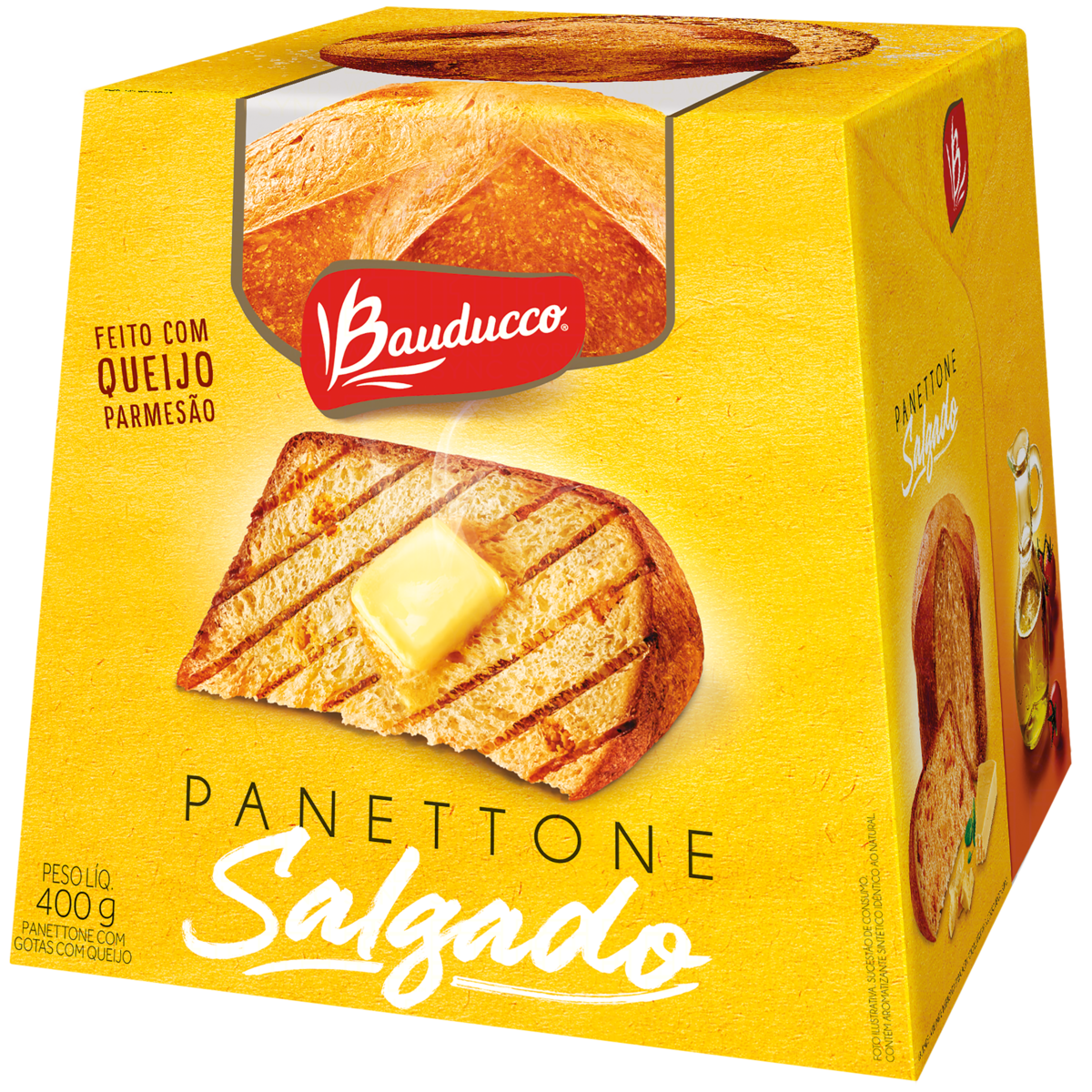 PANETTONE LIMÃO SICILIANO E PASSAS BAUDUCCO 500G